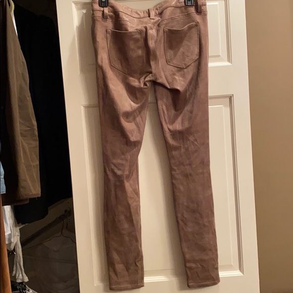 Light brown textured ultra skinny jeans - Picture 3 of 3